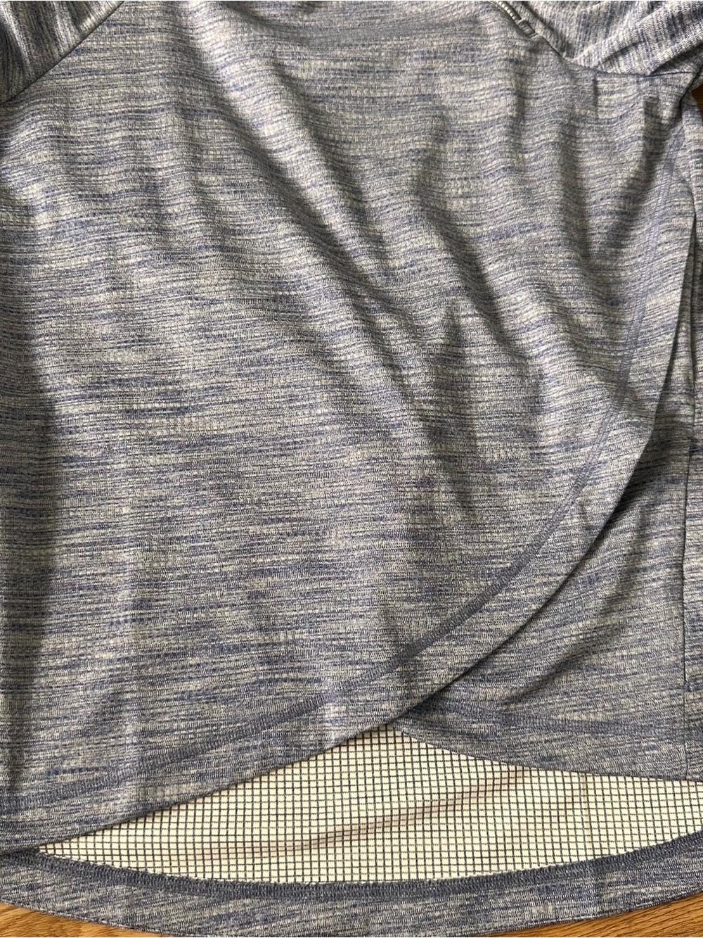 IBKUL Pullover Womens Medium Blue Mock Neck Zip Asymmetrical Golf Tennis UPF 50+ - Picture 8 of 12